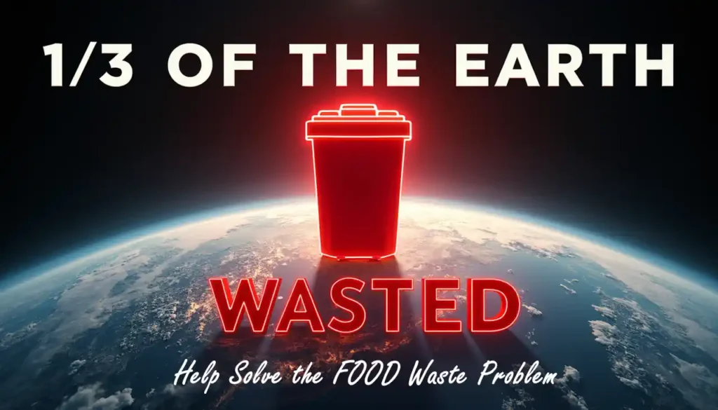 A third of the earth wasted in the food waste problem article