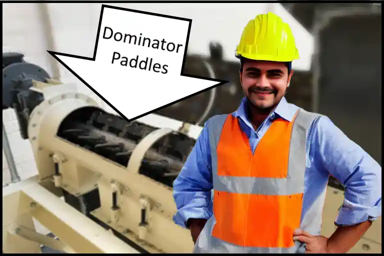 Dominator depackager with technician