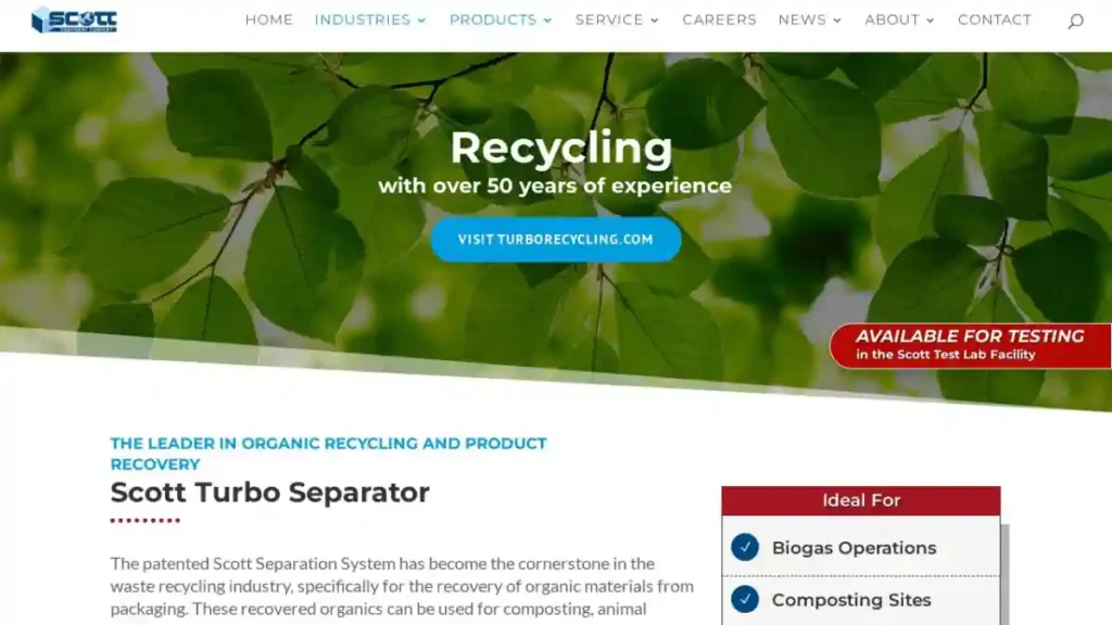 Scott Equipment Company – Recycling