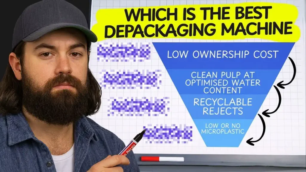 Which is the Best Depackaging Machine: Featured Image for blog post "Best Depackaging Machines for Sale".