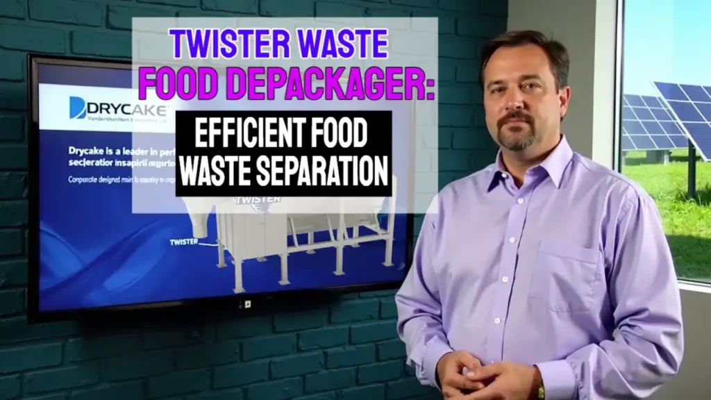 Featured Image text Twister Food Waste Separator Efficient Organic Waste Processing.