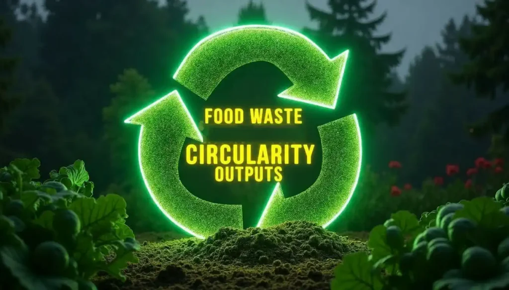 FOOD WASTE CIRCULARITY OUTPUTS text in image used as thumbnail for article